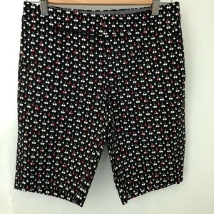 Banana Republic Hampton fit shorts with Cherry print size 0